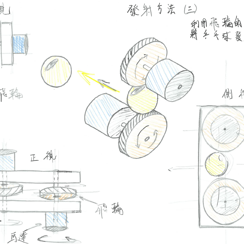 一部提升訓練效能的乒乓球自動發球裝置